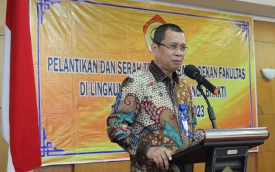 Lantik Dekan Baru, Professor Garuda Wiko Yakin Masa Depan UPB Semakin Cerah