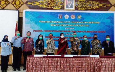 Kanwil Kemenkumham Kalbar dan UPB Pontianak Sepakati MOU Kekayaan Intelektual