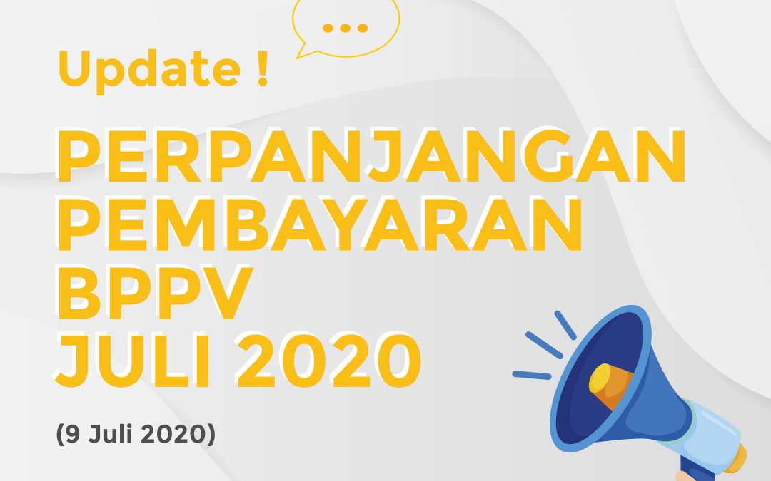 Pengumuman Perpanjangan Pembayaran BPPV