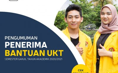 PENGUMUMAN MAHASISWA PENERIMA BANTUAN UKT/SPP SEMESTER GANJIL 2020/2021