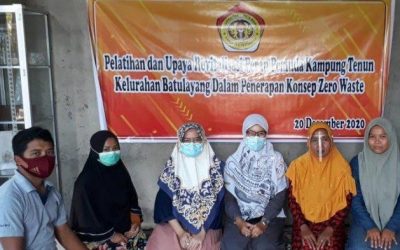 Upaya Revitalisasi Peran Pemuda Kampung Tenun Batu Layang dalam Penerapan Konsep Zero Waste