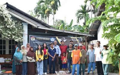 Dosen dan Mahasiswa UPB melakukan kegiatan MBKM di Desa Parit Keladi